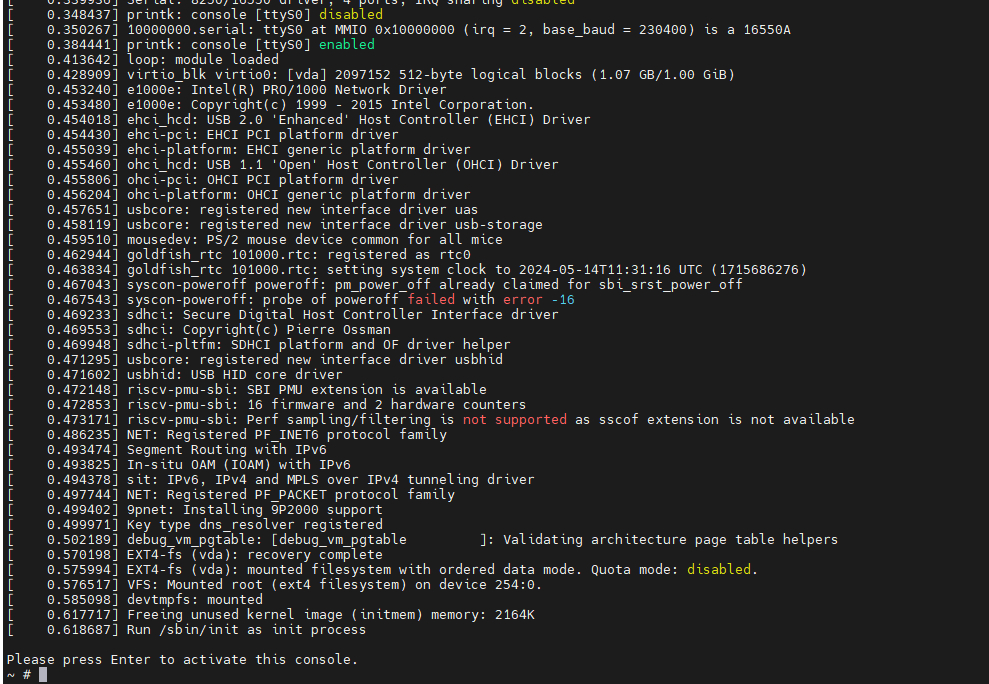 qemu+opensbi+uboot+linux+busybox启动环境搭建