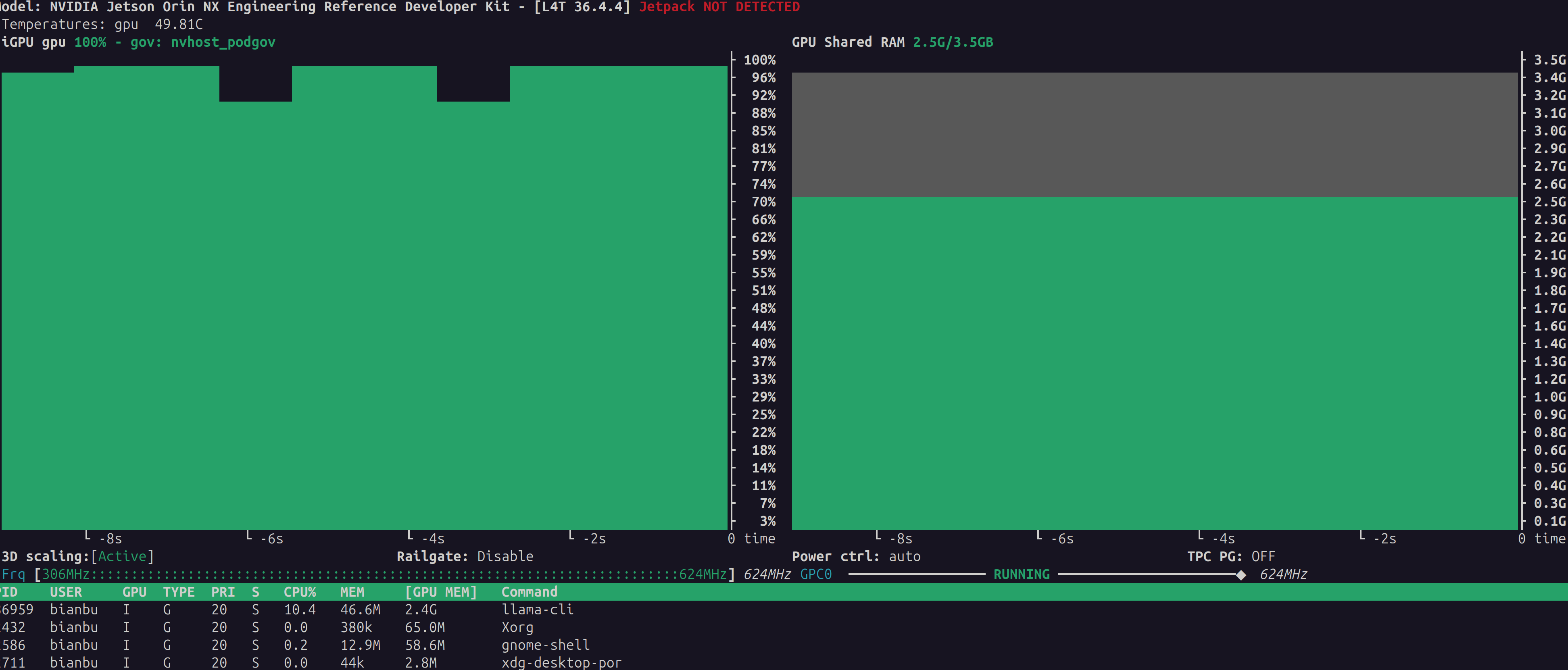 jetson orin nano使用llamap.cpp跑大模型